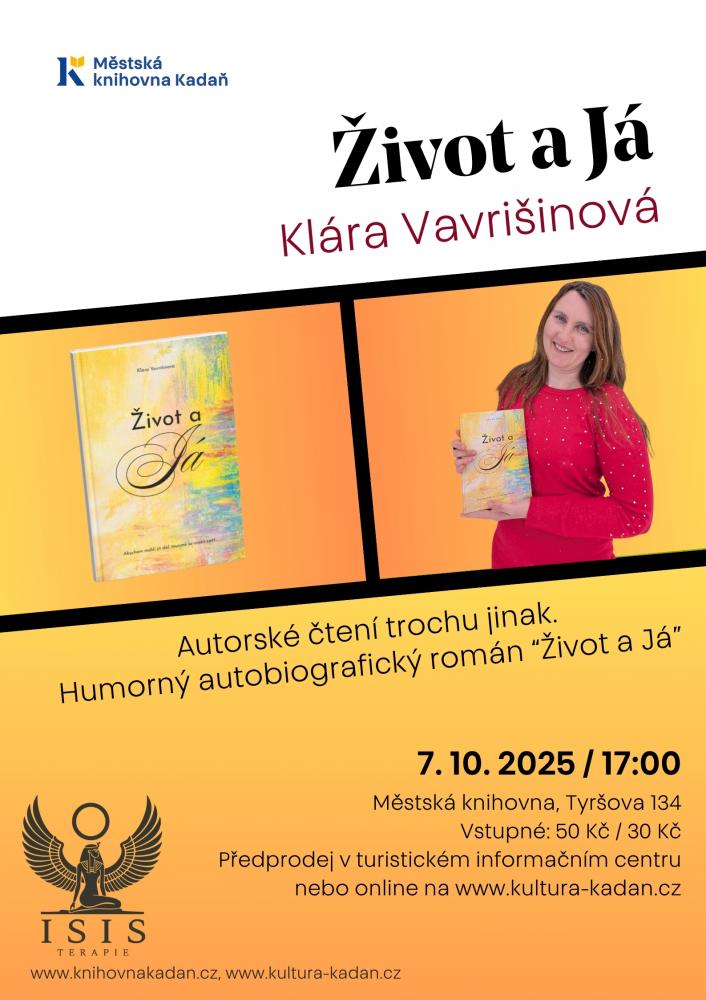 Autorské čtení s Klárou Vavrišinovou